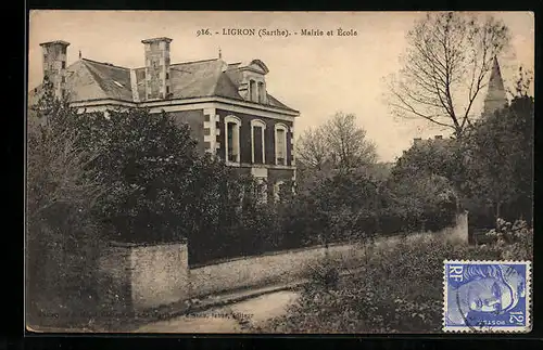 AK Ligron, Mairie et École