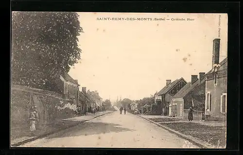 AK Saint-Remy-des-Monts, Grande Rue