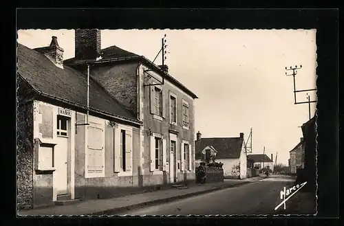 AK Saint-Rémy-de-Sillé, la Mairie et l`Ecole