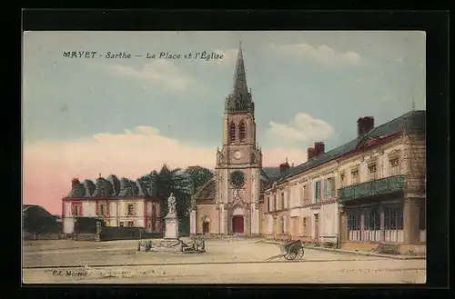 AK Mayet, la Place et l`Église
