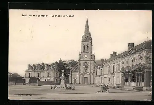 AK Mayet, la Place et l`Eglise
