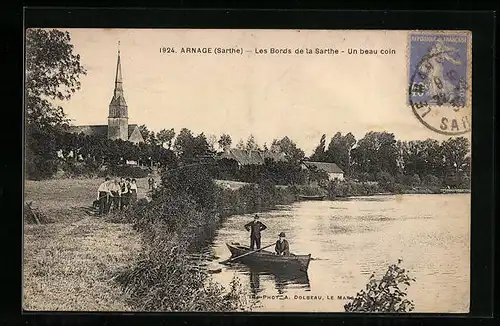 AK Arnage, les Bords de la Sarthe, un beau coin