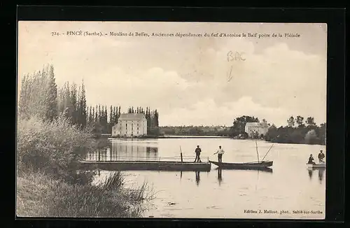 AK Pincé, Moulins de Beffes, Anciennes dependances du fief d`Antoine