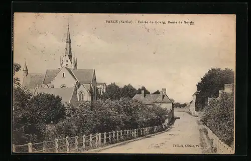 AK Parcé, Entree du Bourg, Route de Noyen