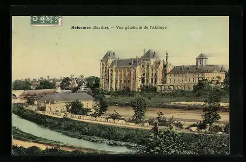 AK Solesmes, Vue generale de l`Abbaye