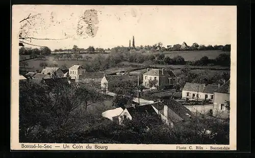 AK Boessé-le-Sec, Un Coin du Bourg