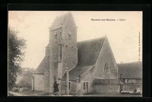 AK Sceaux-sur-Huisne, Eglise