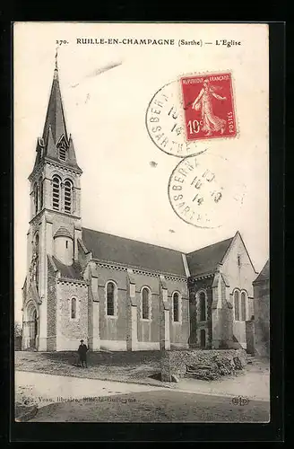 AK Ruille-en-Champagne, l`Eglise