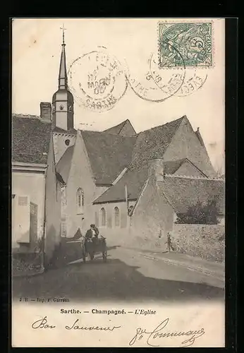 AK Champagné, l'Eglise