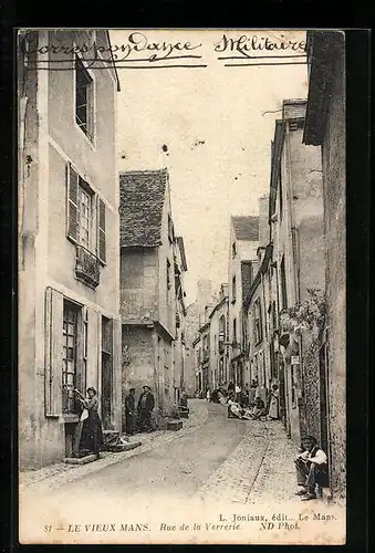 AK Le Vieux Mans, Rue de la Verrerie