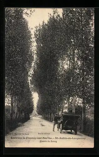 AK St-Aubin-de-Locquenay, Entrée du Bourg