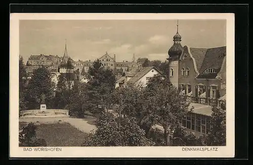 AK Bad Wörishofen, Denkmalsplatz