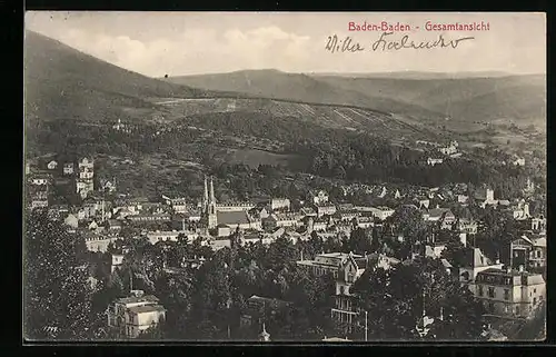 AK Baden-Baden, Gesamtansicht