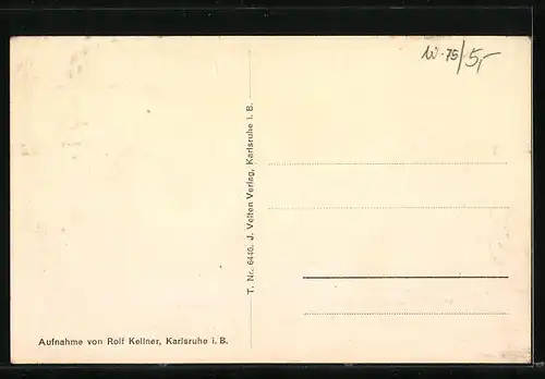 AK Karlsruhe i. B., 109er Denkmal am Loretto-Platz