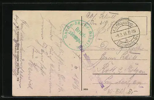 AK Müllheim i. B., Ortsansicht mit Umgebung