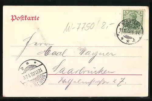 AK Konstanz, Häuser am Ladungsteg