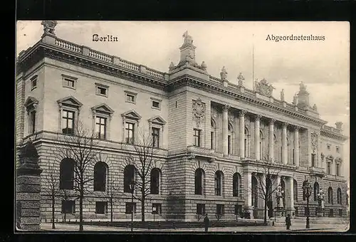 AK Berlin, Ansicht vom Abgeordnetenhaus