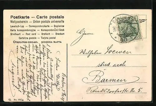 AK Berlin, Ansicht vom Abgeordnetenhaus