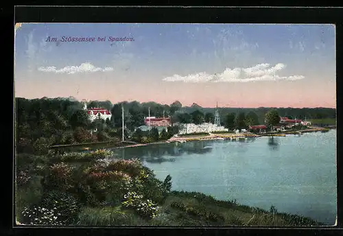 AK Berlin-Spandau, Blick auf Stössensee