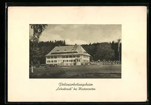 AK Erlenbruck b. Hinterzarten, Blick auf Polizeierholungsheim