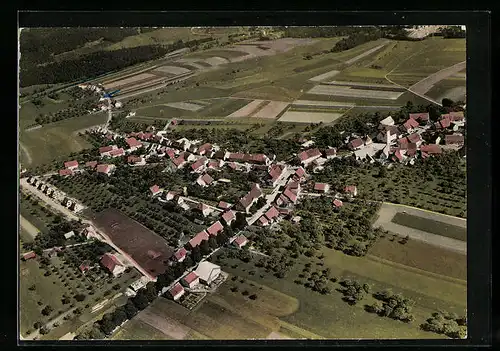 AK Unadingen /Baden, Gesamtansicht vom Flugzeug aus