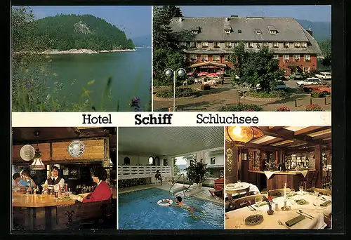 AK Schluchsee, Hotel Schiff, Kirchplatz 7