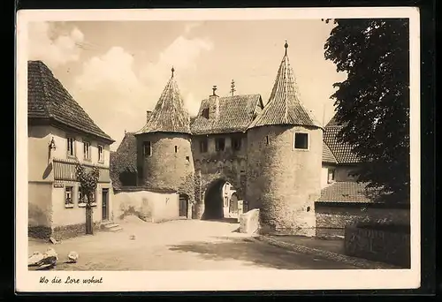 AK Prichsenstadt, Blick auf altes Tor