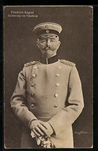 AK Friedrich August von Oldenburg in Uniform