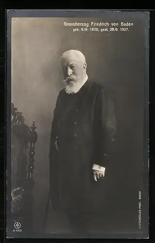 AK Grossherzog Friedrich von Baden