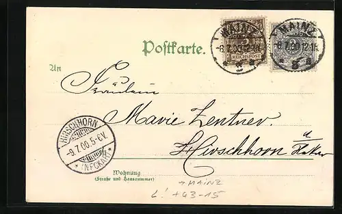 Lithographie Mainz, Gutenberg, Buchdruck