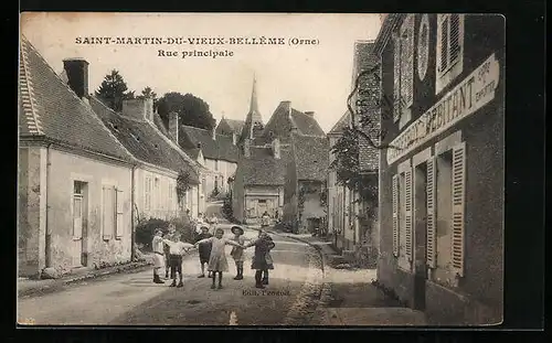 AK Saint-Martin-du-Vieux-Bellême, Rue principale