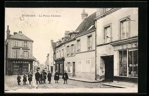 AK Écouché, La Place d`Armes