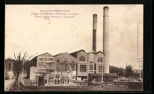 AK Aube, Société de Distribution d`Électricité de l`Ouest, Usine