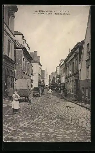 AK Vimoutiers, Rue du Moulin