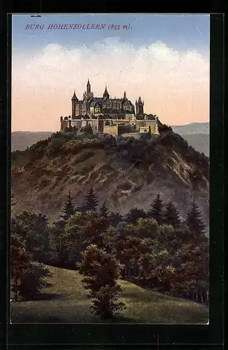 AK Die Burg Hohenzollern, Gesamtansicht