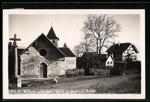 AK Saint-Hilaire-du-Touvet, L`Eglise, la Gare et le Chalet
