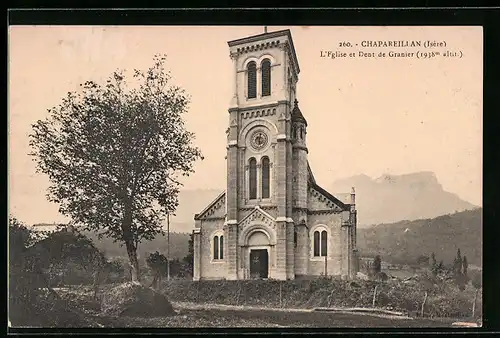AK Chapareillan, L`Eglise et Dent de Granier
