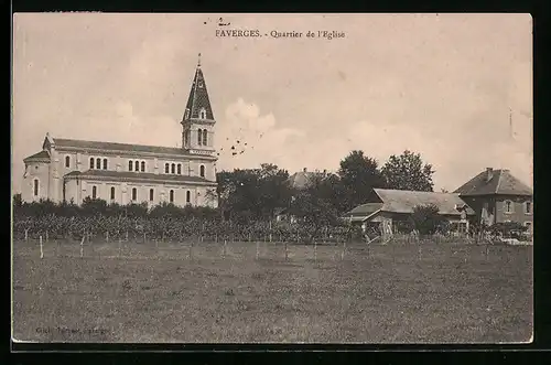 AK Faverges, Quartier de l`Eglise