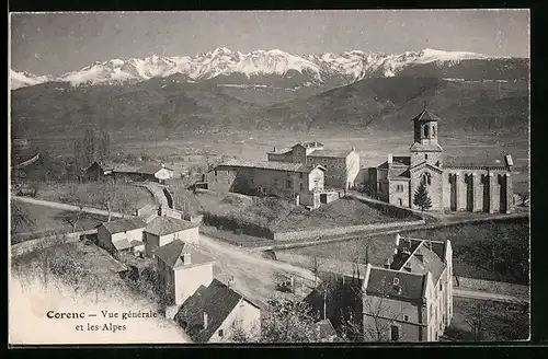 AK Corenc, Vue générale et les Alpes
