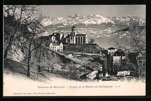 AK Corenc, Vue générale et la Chaine de Belledonne