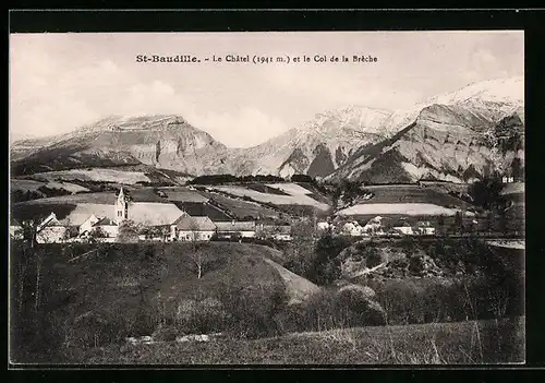 AK Saint-Baudille, Le Chatel et le Col de la Brèche