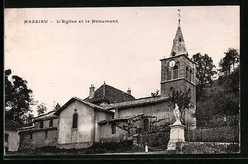 AK Massieu, L`Eglise et le Monument
