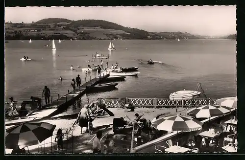 AK Paladru-Charavines, Les bords du Lac, un jour d`été