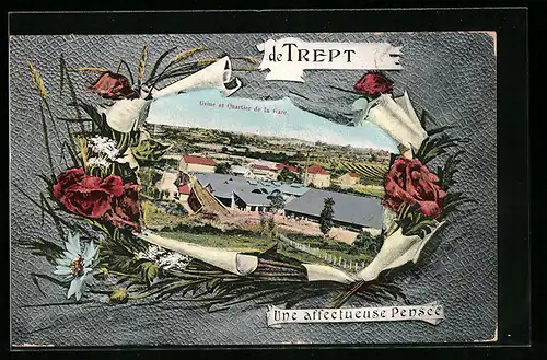 AK Trept, Usine et Quartier de la Gare