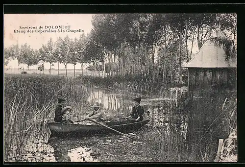 AK Dolomieu, Etang des Echerolles à la Chapelle