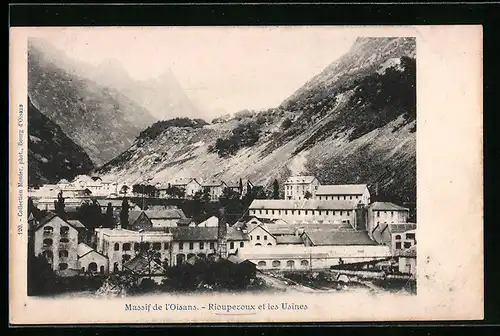 AK Rioupéroux, Vue générale et les Usines