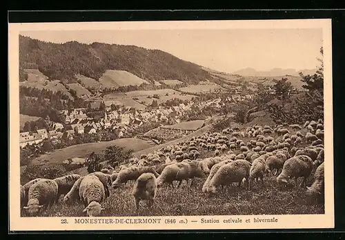 AK Monestier-de-Clermont, Vue générale