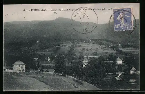 AK Theys, Hameau du Grand Verger et la Chaine du Merdaret