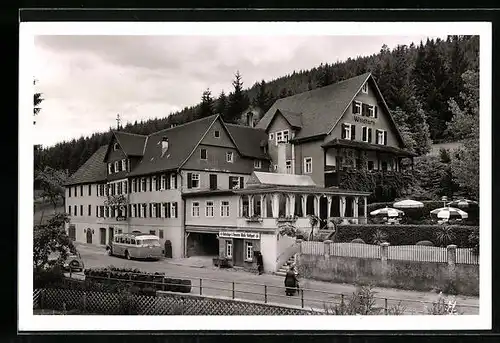 AK Berneck / Schwarzwald, Gasthof und Pension Waldhorn