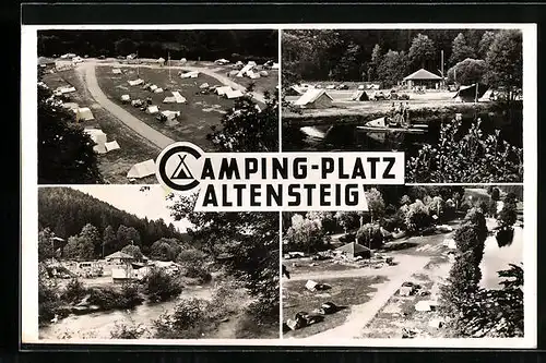 AK Altensteig / Schwarzwald, Camping-Platz Altensteig